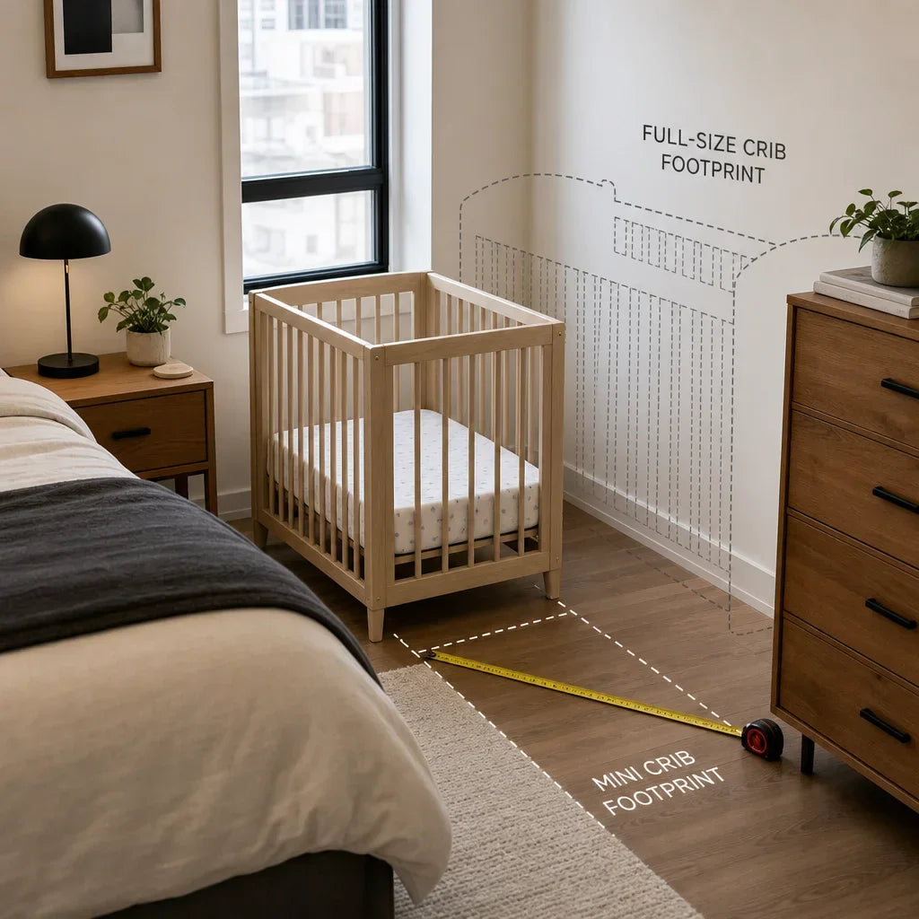 Best Cribs for Small Spaces: Mini vs Full-Size for Apartments