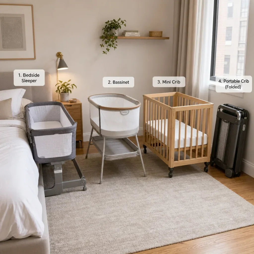 Best Crib for a Small Room: Mini, Bedside or Space-Saving?