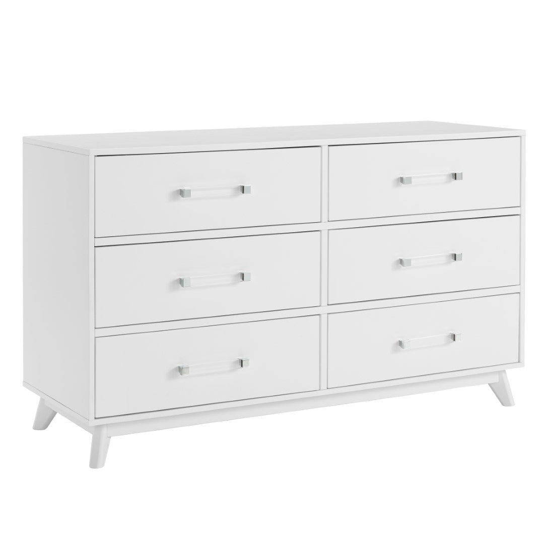 Holland - White 6 Drawer Dresser image 0