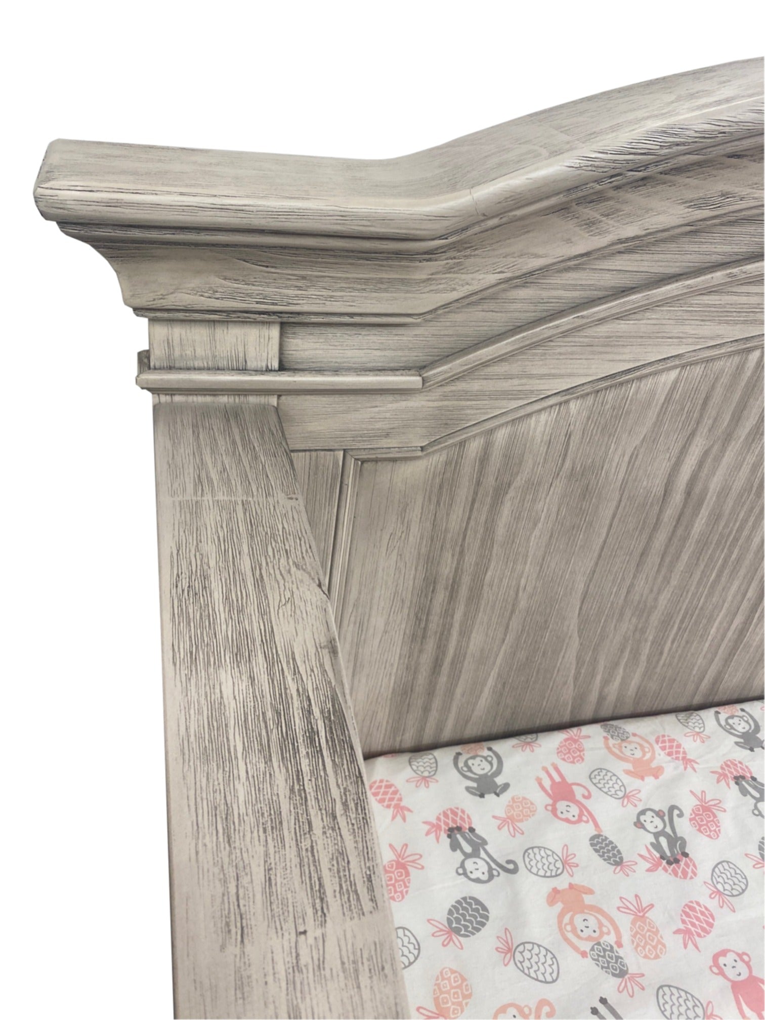 Khloe Convertible Crib in Rustic White
