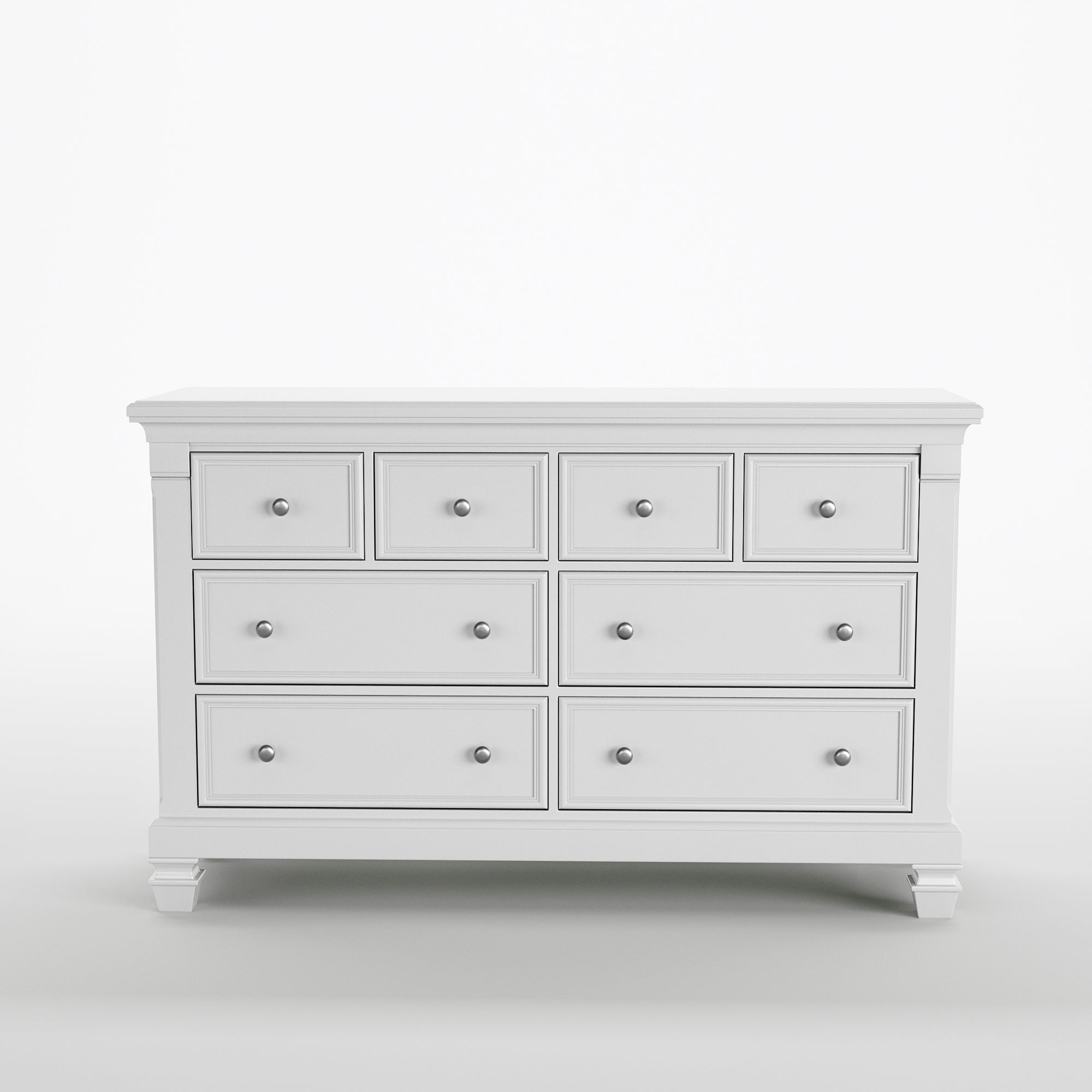 Glendale Double Dresser in White
