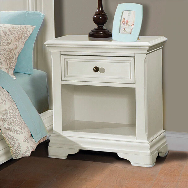 On Sale Stella Baby and Child Athena Collection Nightstand in Belgium Cream image 1