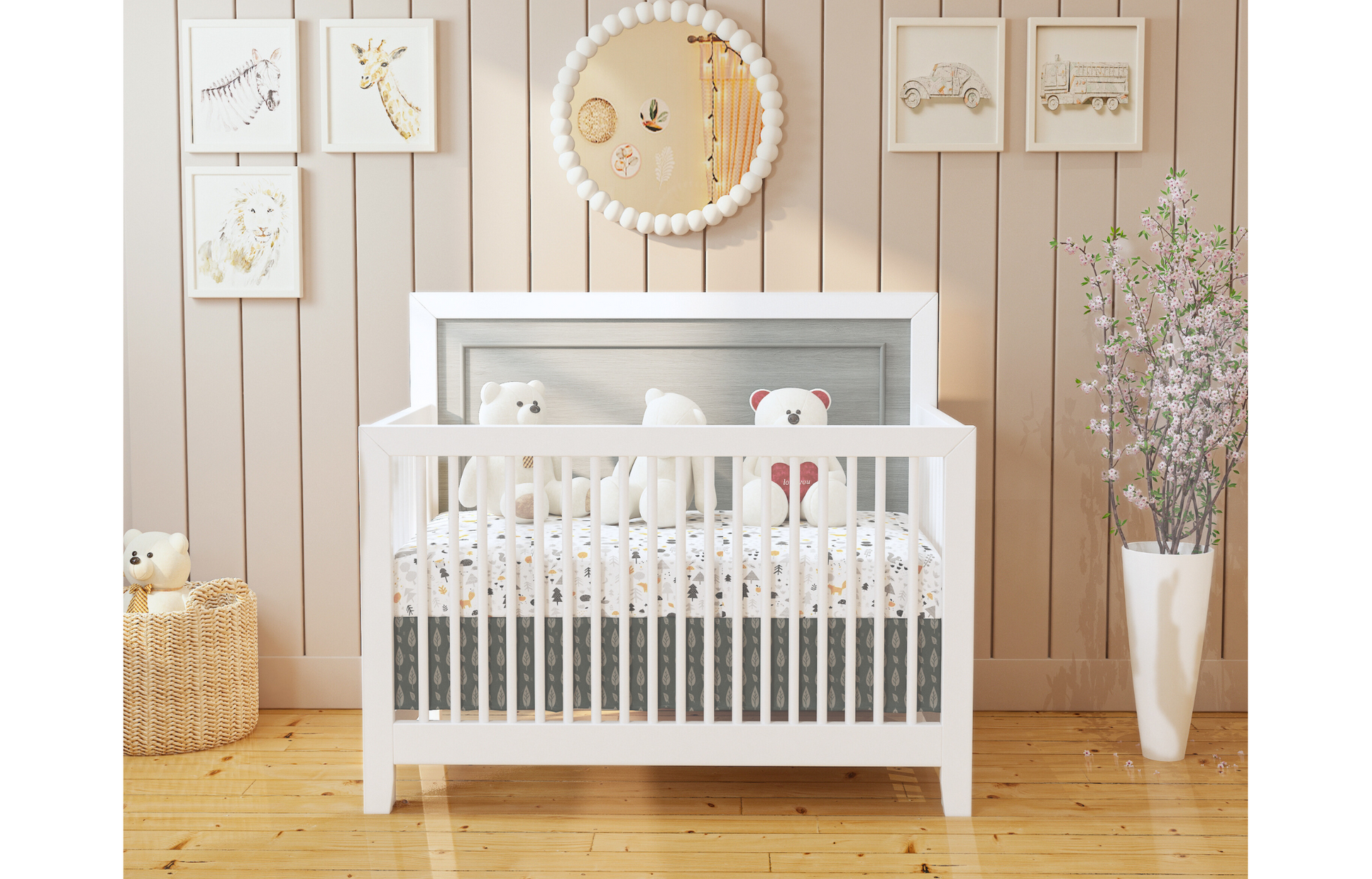 3 PIECE BIRCH SET  ** CRIB+DRESSER+FREE MATTRESS** image 4