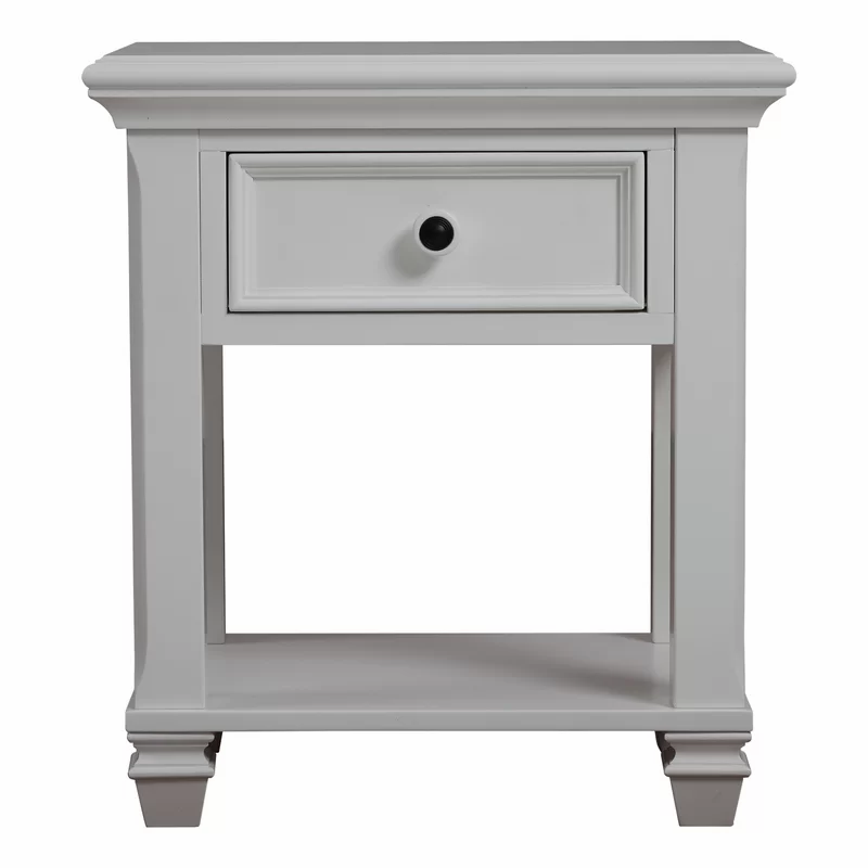 Glendale Night Stand in White