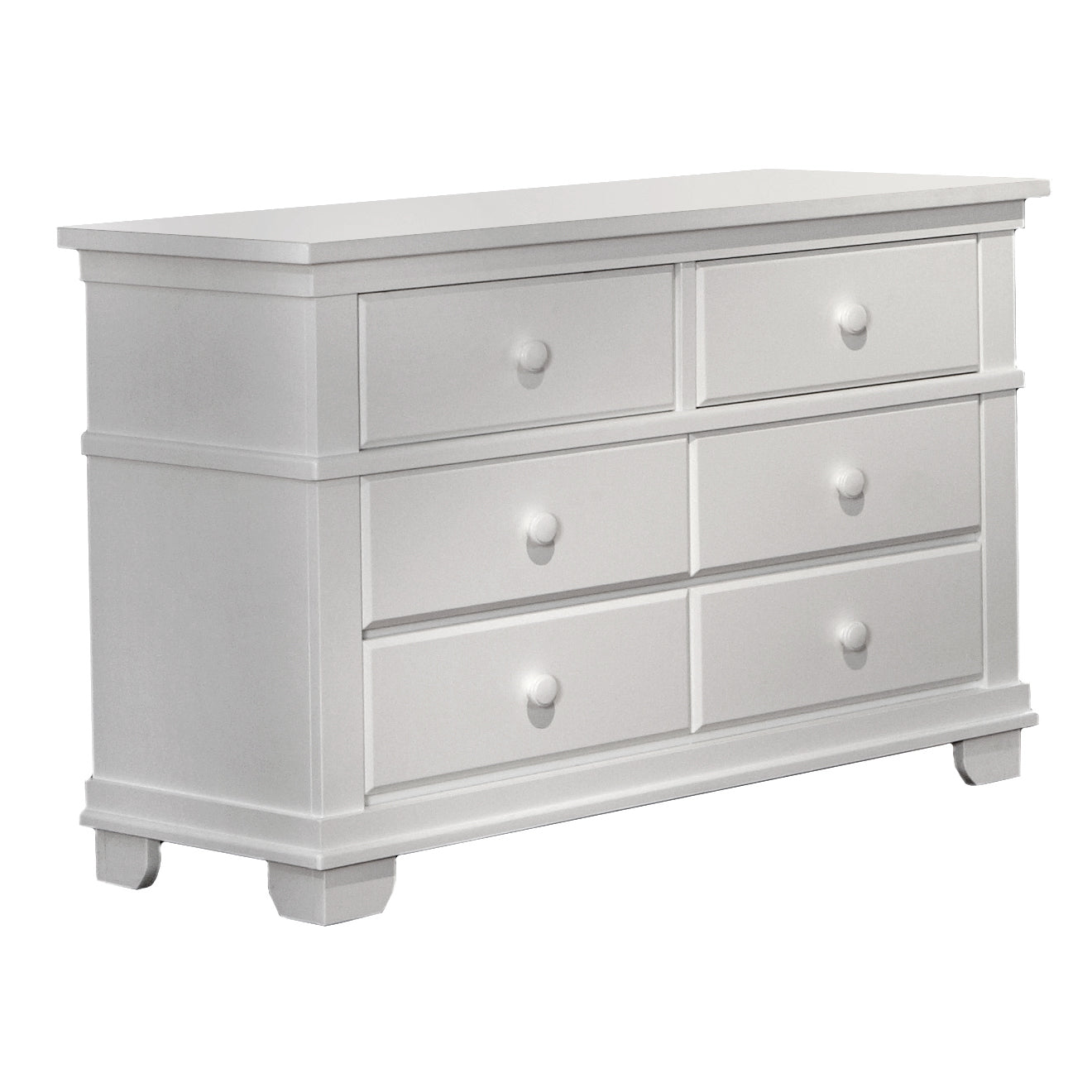 Torino Double Dresser in White image 0