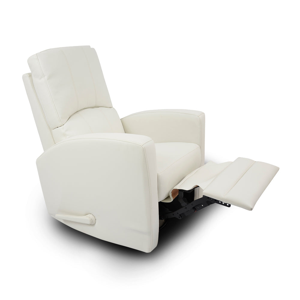 Habana Swivel/Glider Recliner in White
