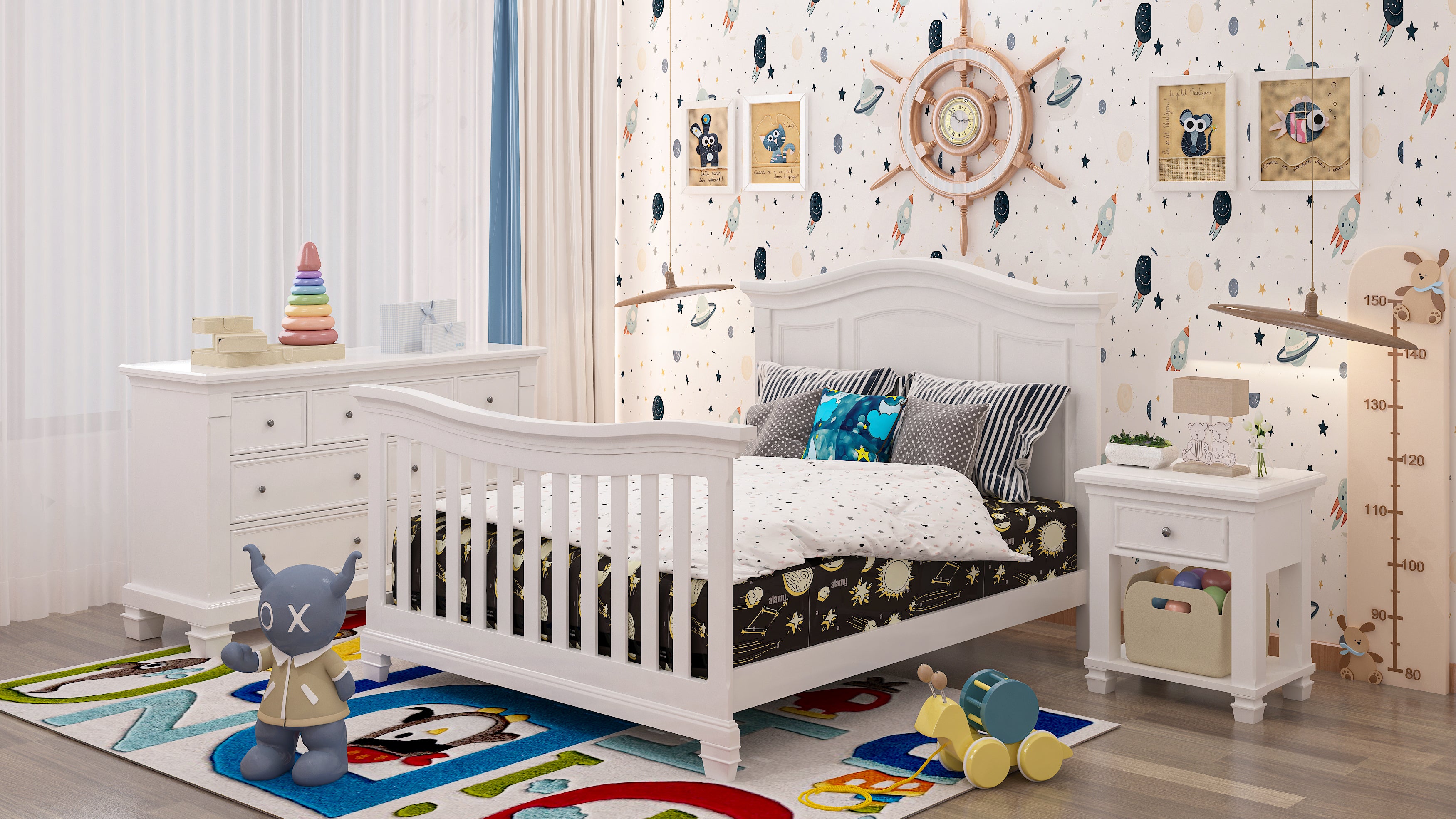 3 Piece Victoria Package Deal White