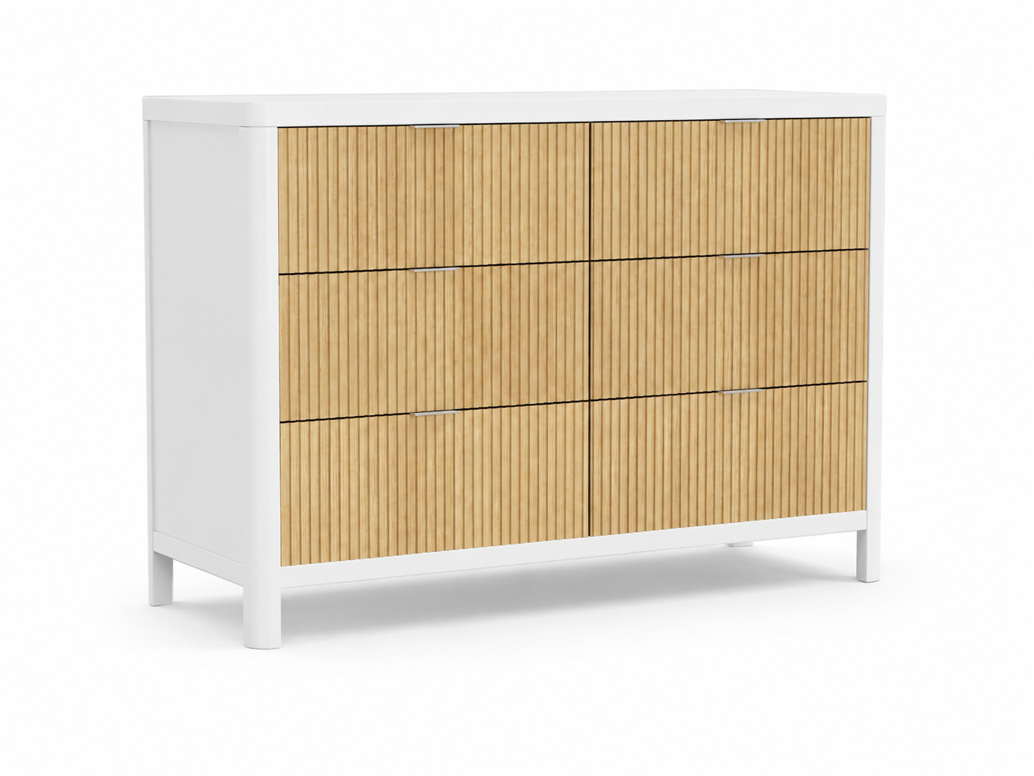 Color: White/Natural | Milano Dresser