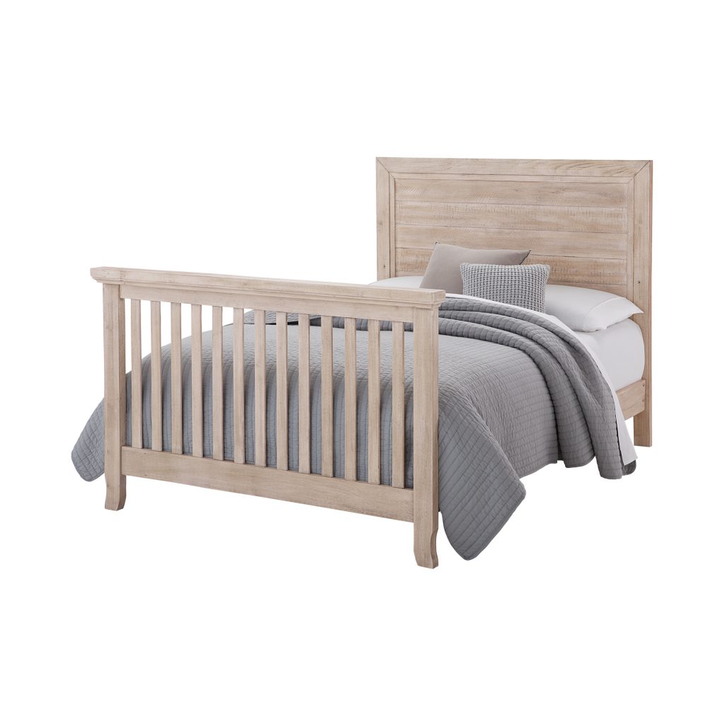 Remi Flat Top Convertible Crib in Sugarcoat finish image 3