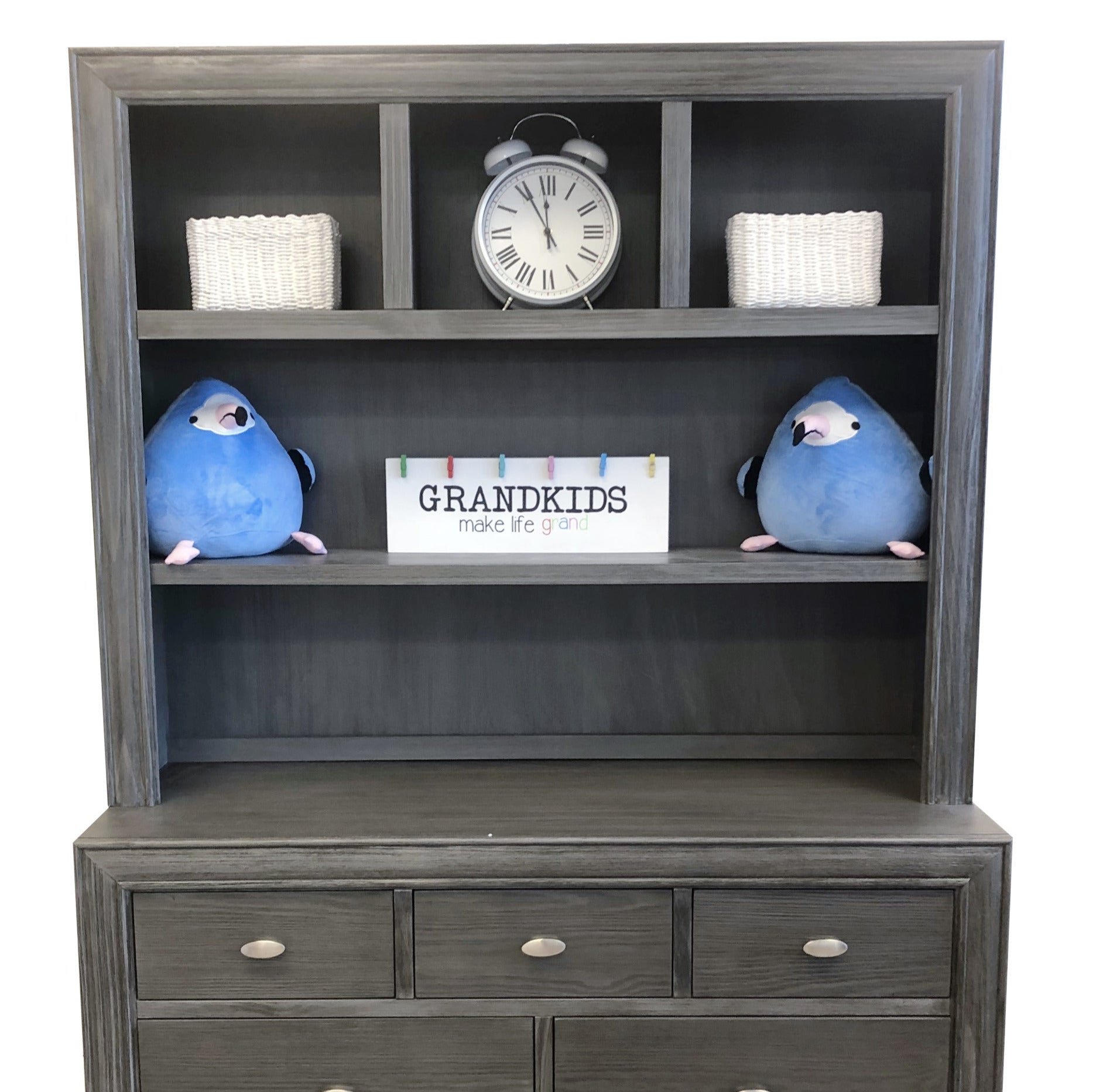 Preston Top Hutch in Granite