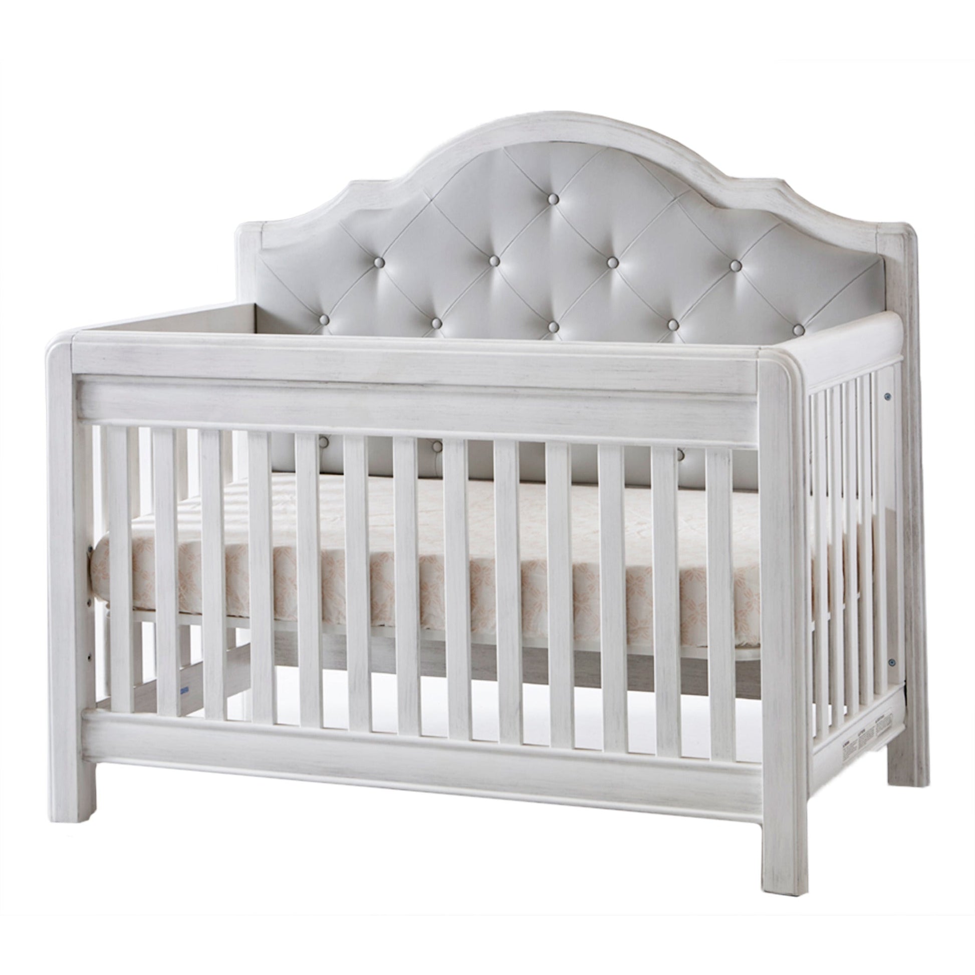 Cristallo Forever Crib with Grey Vinyl Panel image 0