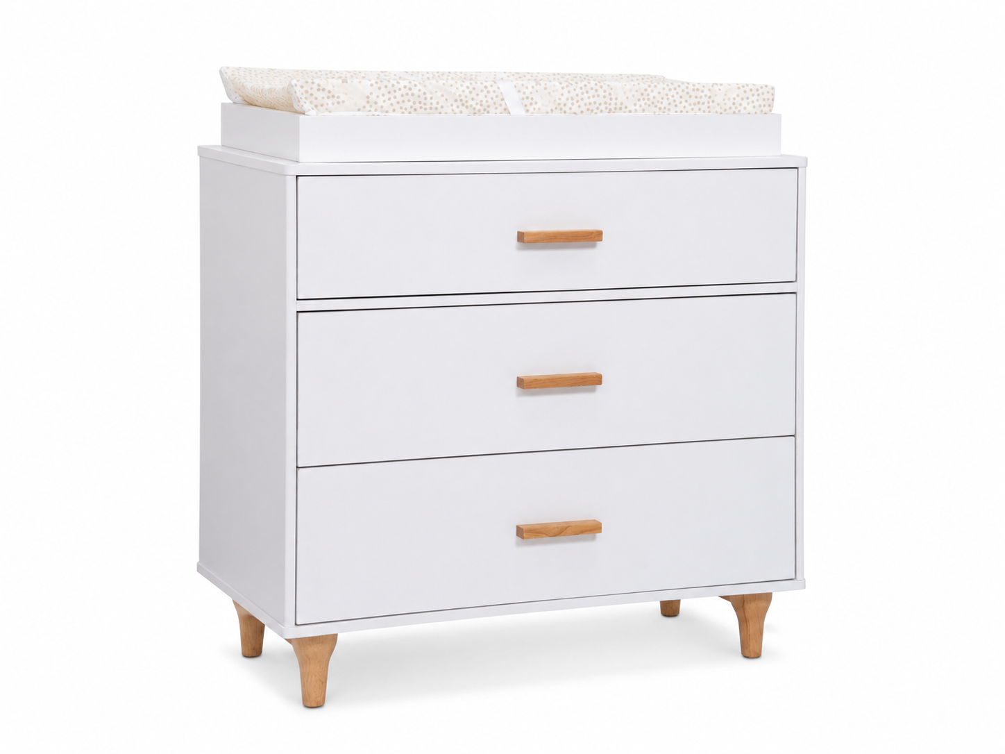 Color: White | Change Topper in white with contoured change pad