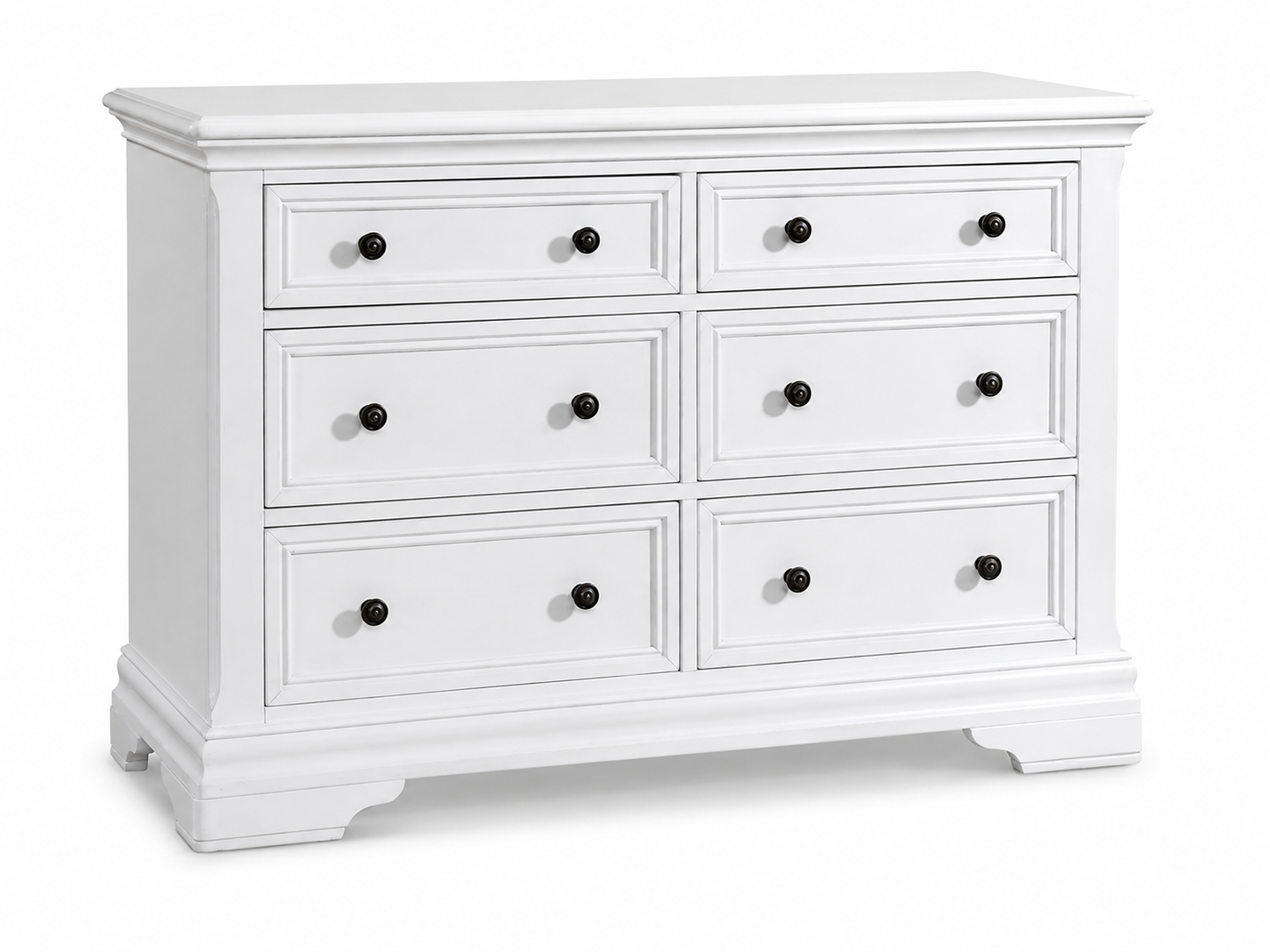 Color: Belgium Cream | On Sale Stella Baby and Child Athena Collection Double Dresser in Belgium Cream