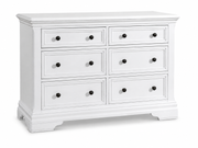 Color: Belgium Cream | On Sale Stella Baby and Child Athena Collection Double Dresser in Belgium Cream