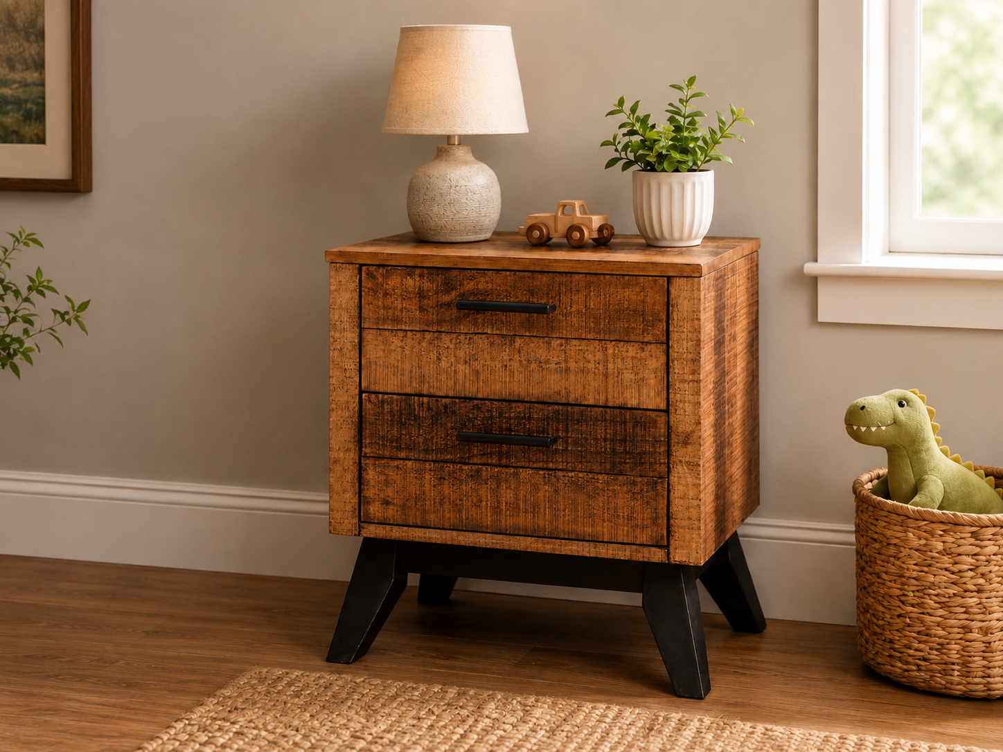 Color: Brushed Wheat | Urban Rustic Nighstand