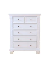 Glendale 5 Drawer Chest in White