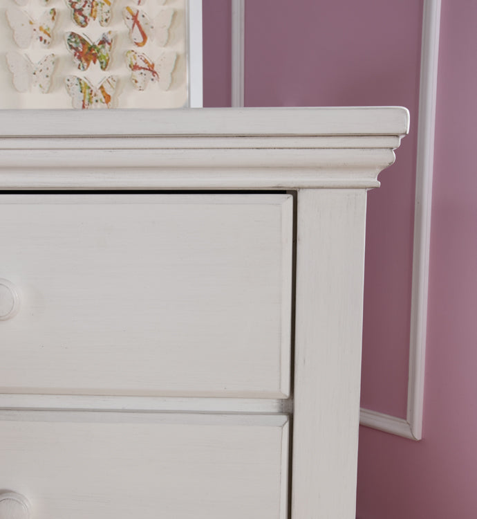 Modena Double Dresser in Vintage White