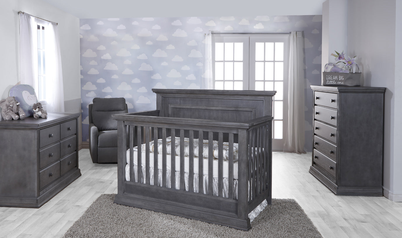 Modena Forever Crib in Distressed Granite