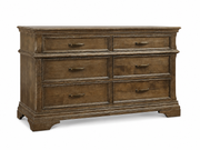 Color: Cafe au Lait | Kerrigan 6 Drawer Dresser