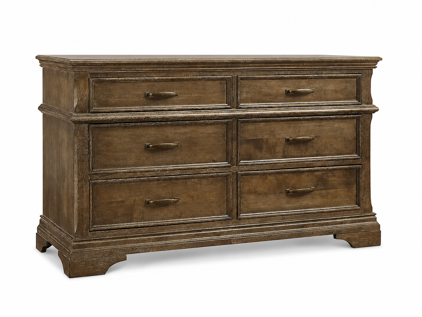 Color: Cafe au Lait | Kerrigan 6 Drawer Dresser