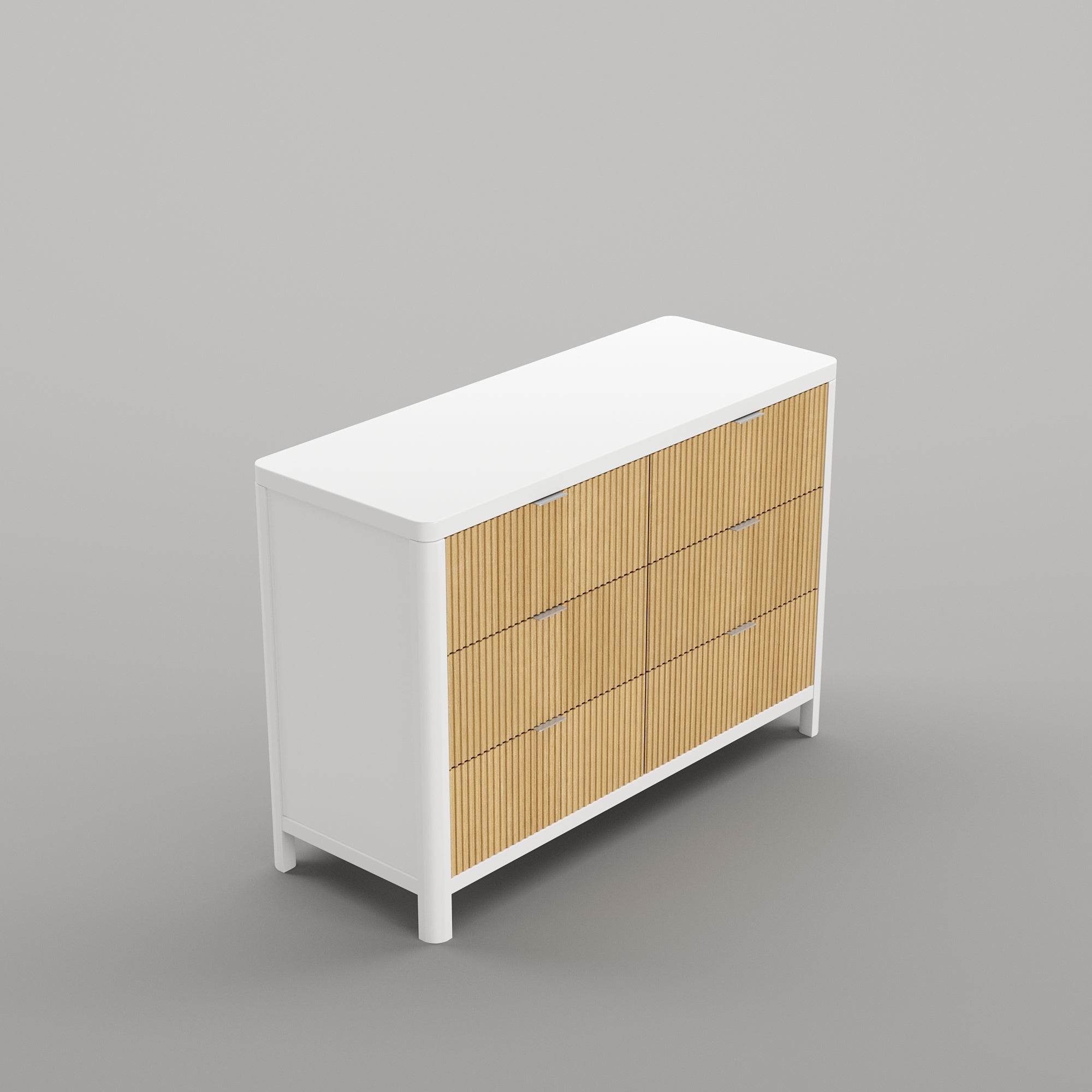 Milano Dresser in Natural/White image 4