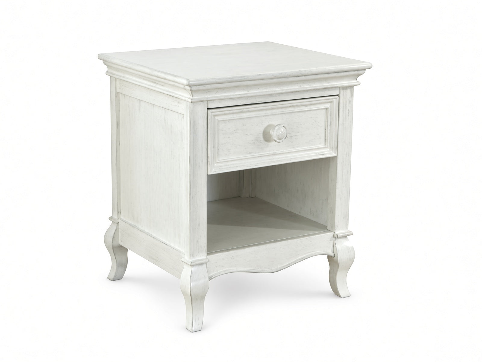 Color: Vintage White | Pali Diamante Nightstand in Vintage White