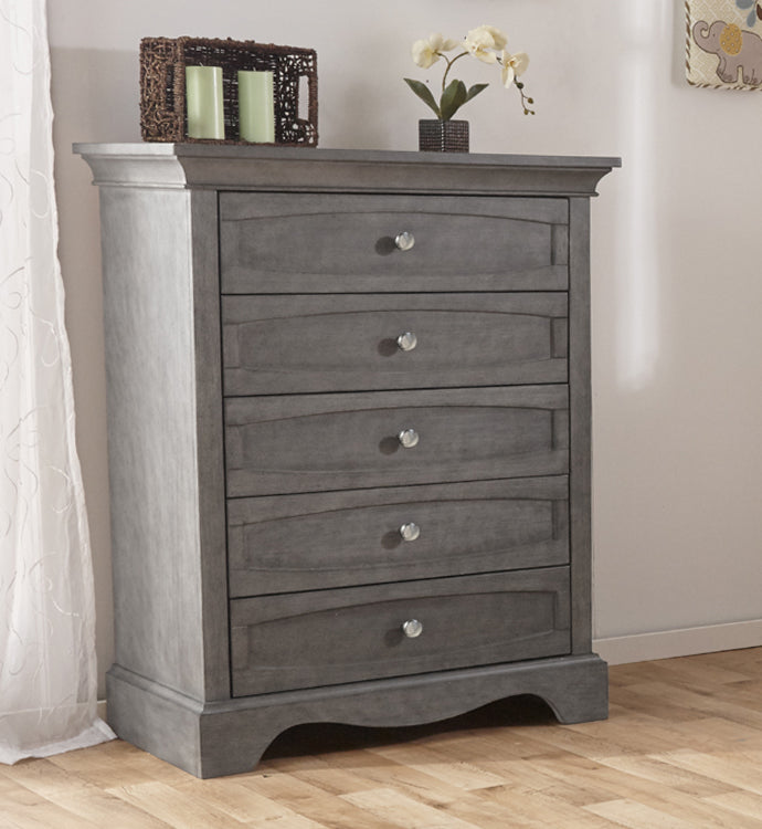 Ragusa 5 Drawer Dresser in Granite