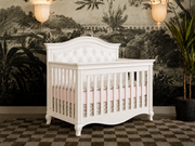 Diamante Forever Crib - White Vinyl Panel