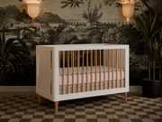 Color: White/Natural | Lollipop 4 in 1 convertible crib