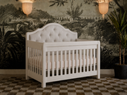 Cristallo Forever Crib with Grey Vinyl Panel