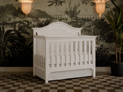 Color: White | Catania Convertible Crib in White Finish