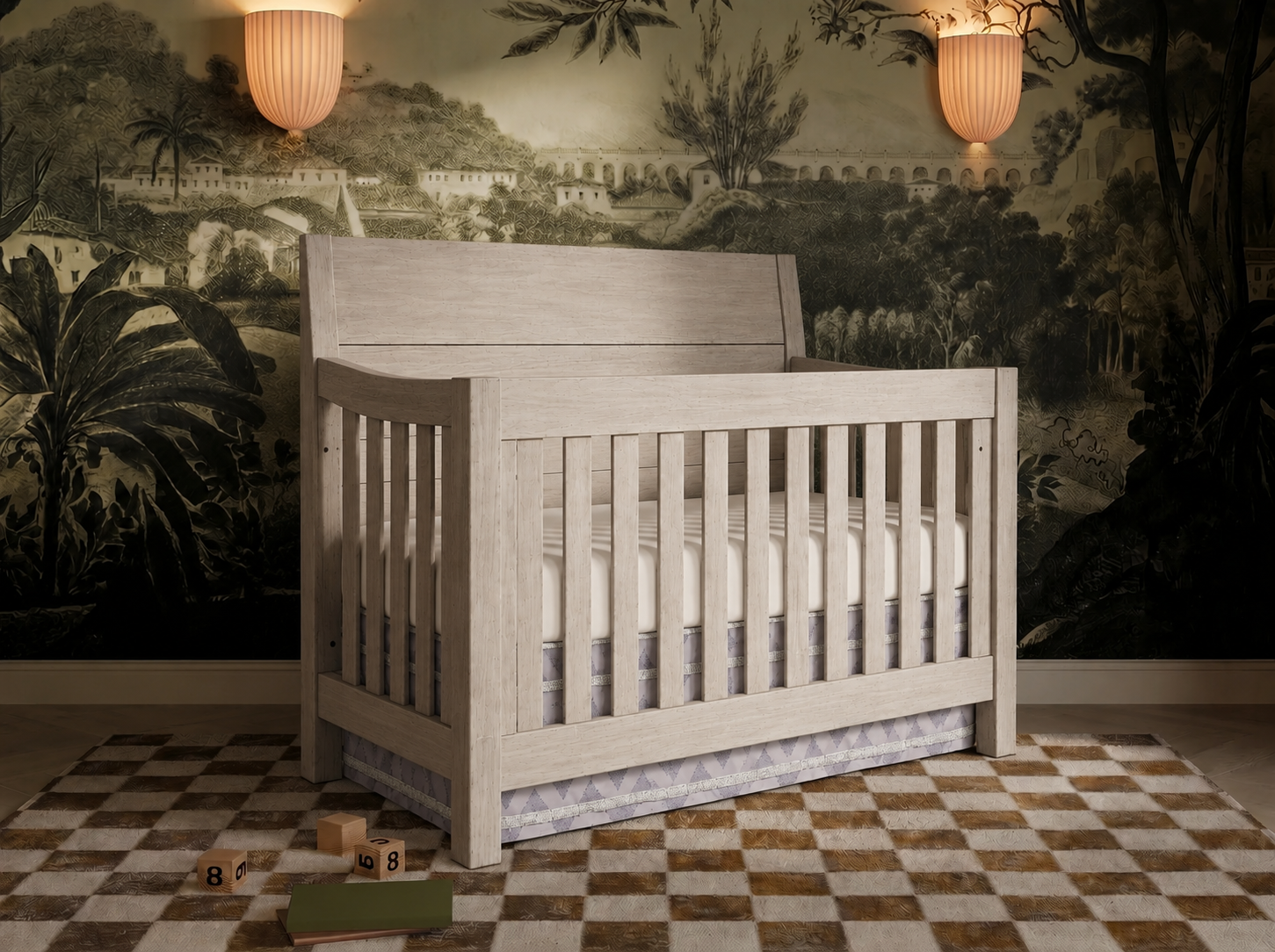 Color: Weathered Washed Sierra | Timber Ridge Convertible Crib
