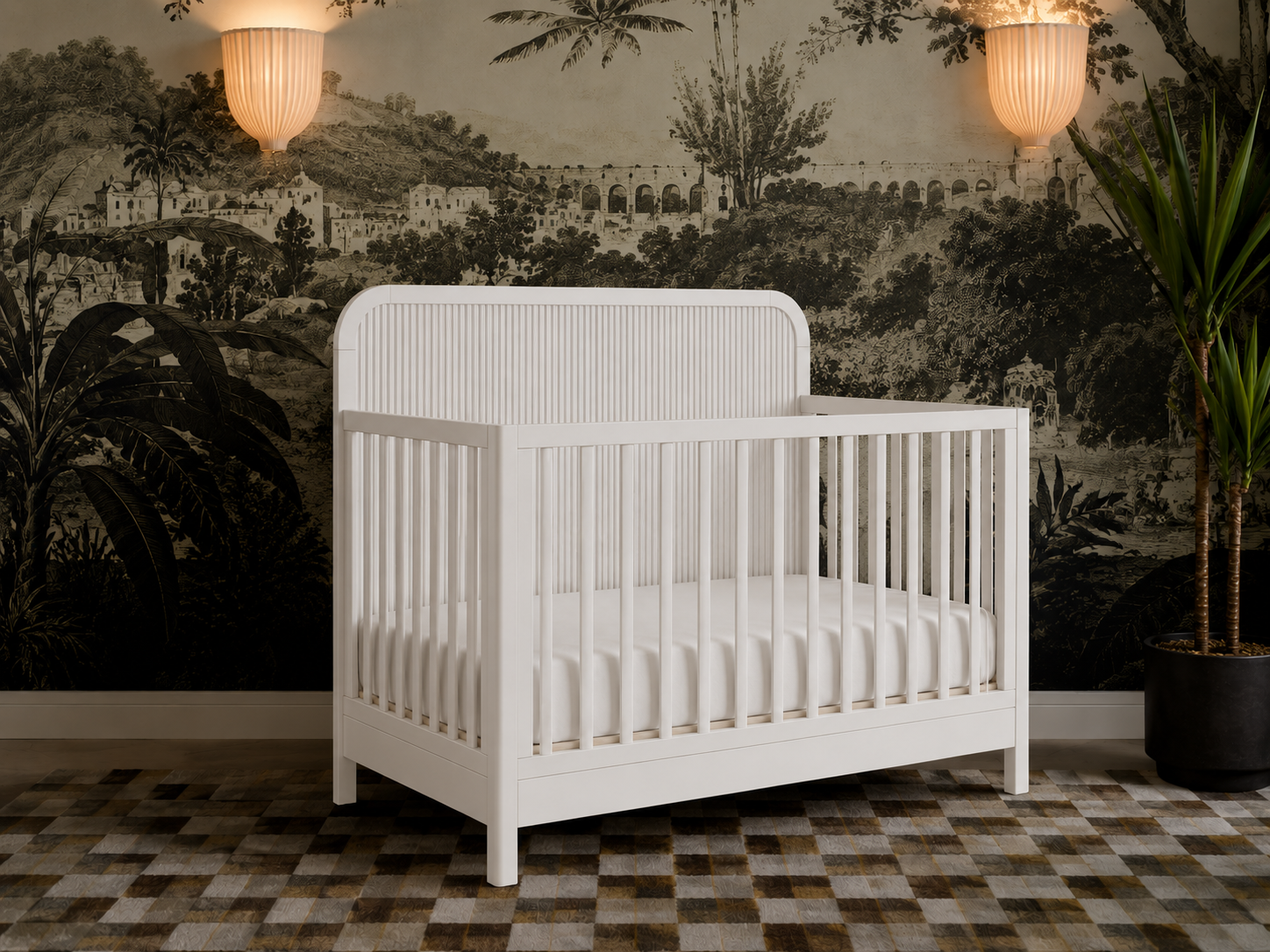 Color: White | Milano Crib