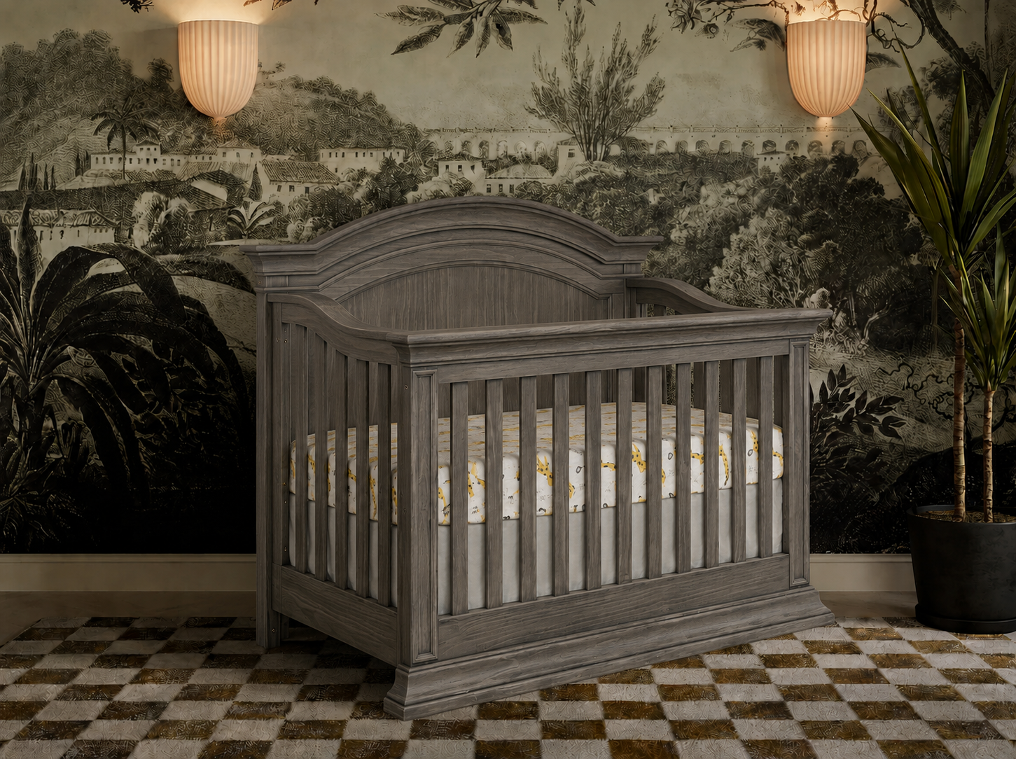 Color: Granite | Khloe Convertible Crib