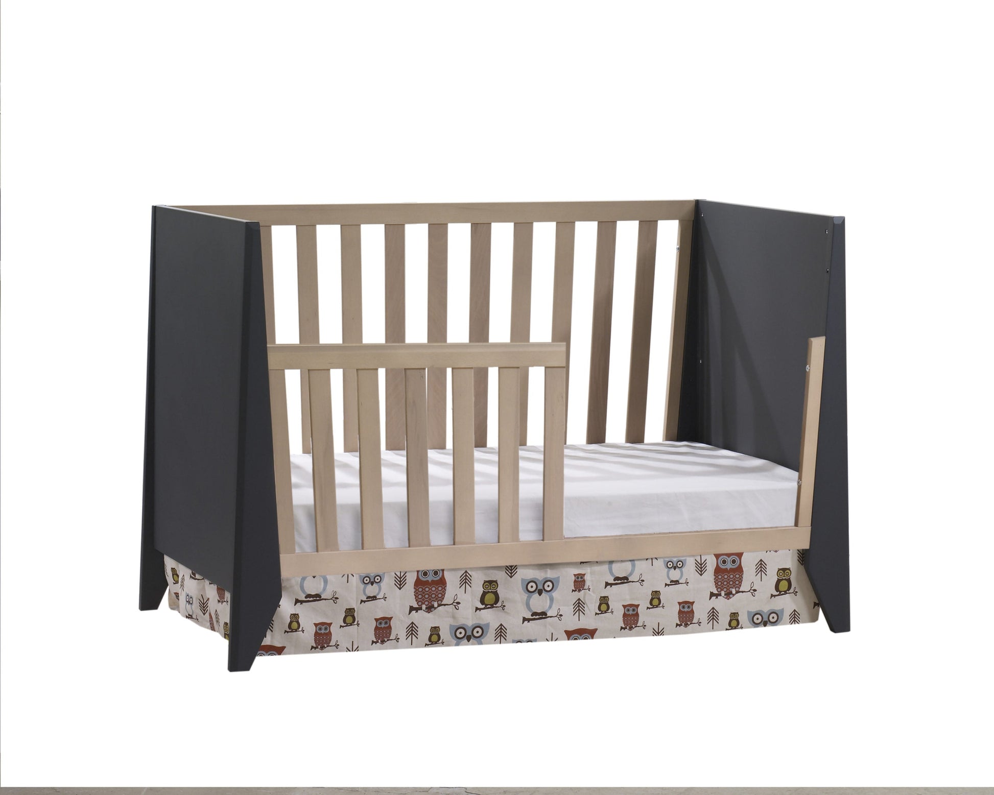 Flexx Premium Classic crib in Graphite/Natural Wheat image 2