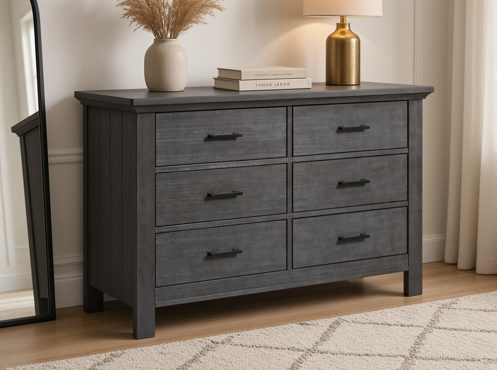 Color: Granite | Como Double Dresser