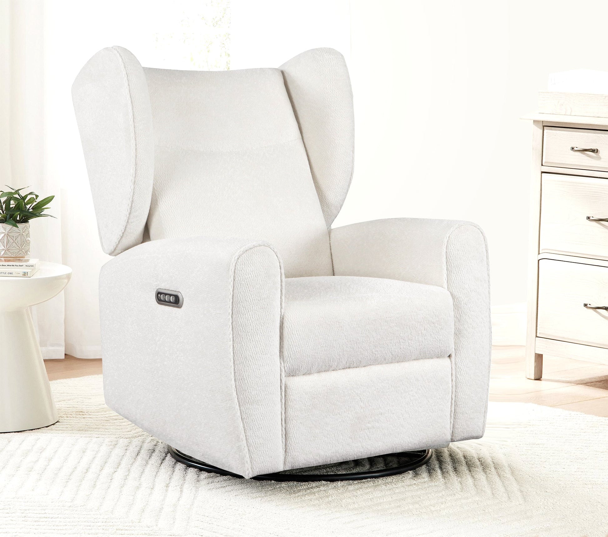 Cloud Glider Recliner in Ivory image 1