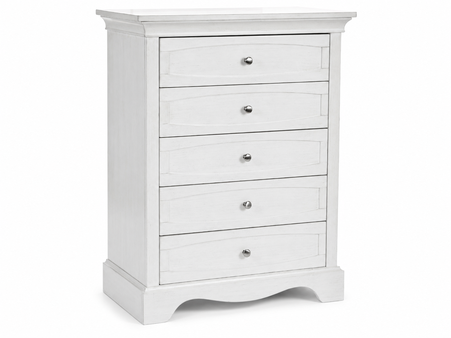 Color: White | Ragusa 5 Drawer Dresser