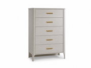 Color: Dove | Palo 5 Drawer Tall Chest