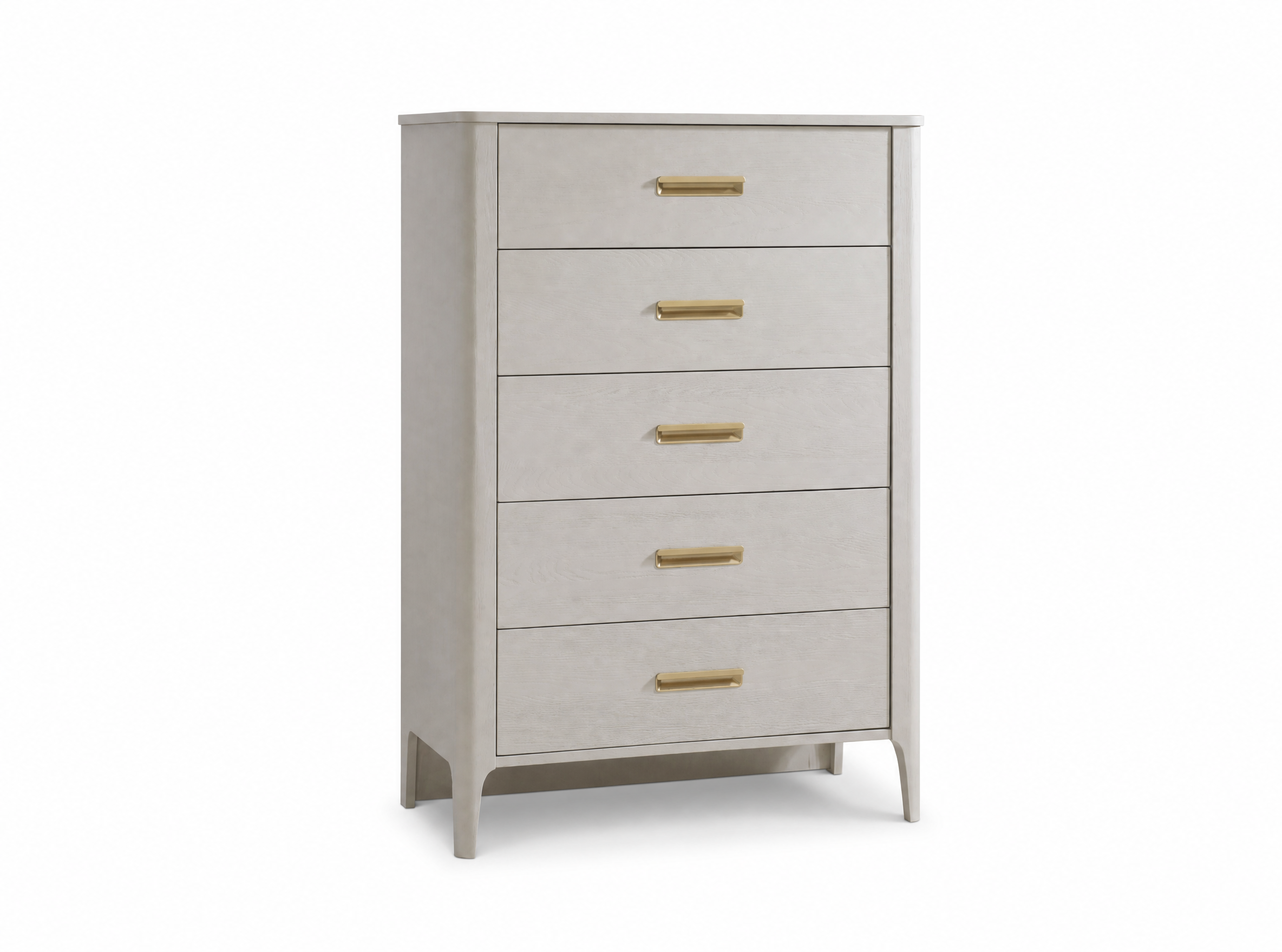 Color: Dove | Palo 5 Drawer Tall Chest