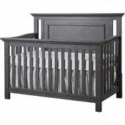 Como Flat Top Crib in Distressed Granite