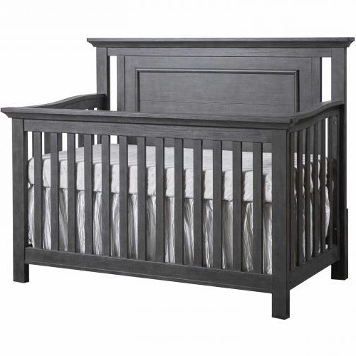 Como Flat Top Crib in Distressed Granite