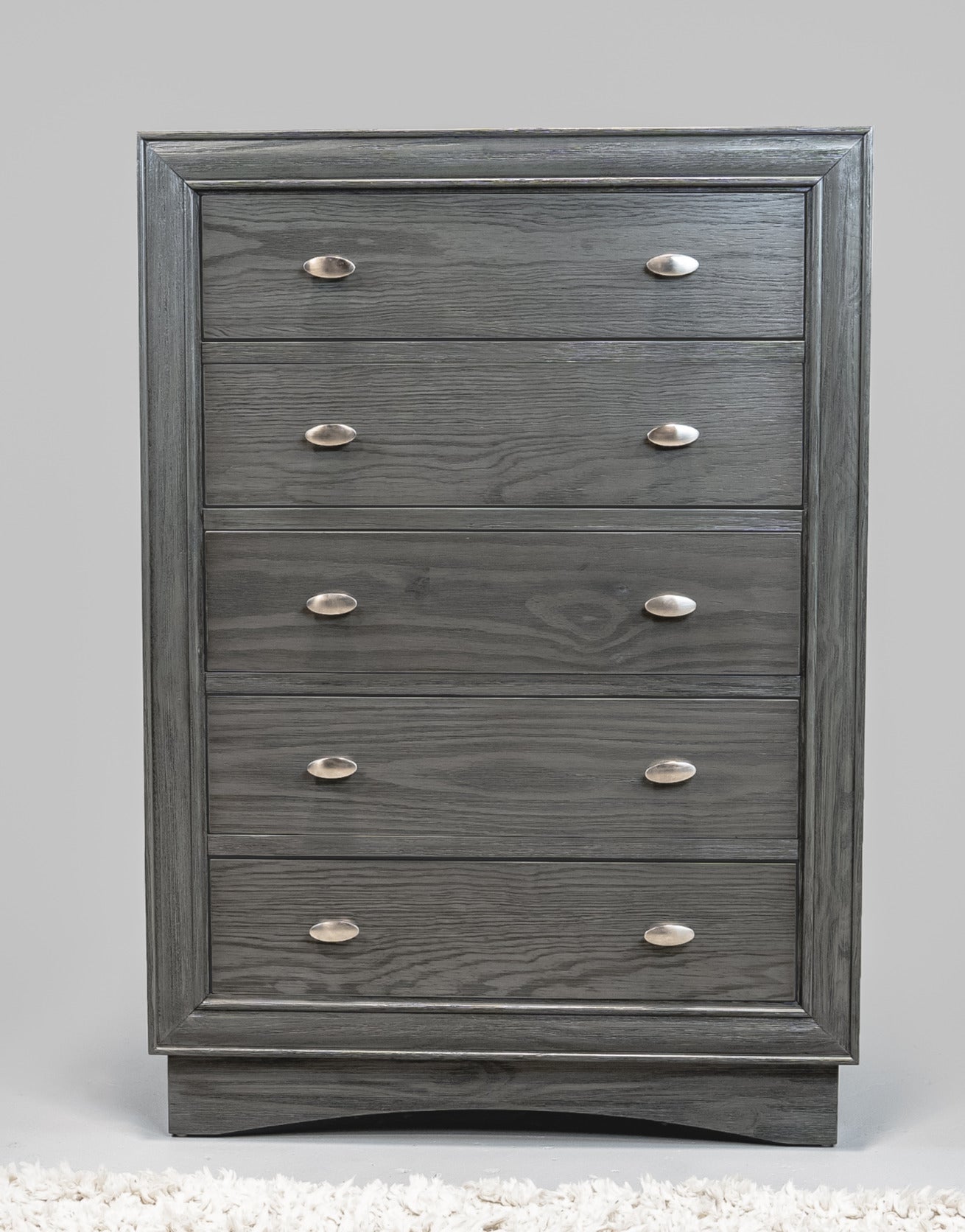 Preston 5 Drawer Chest in Granite