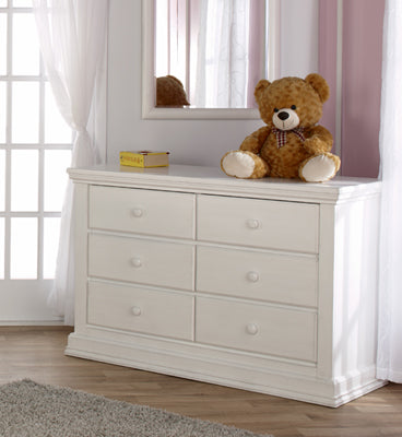 Modena Double Dresser in Vintage White