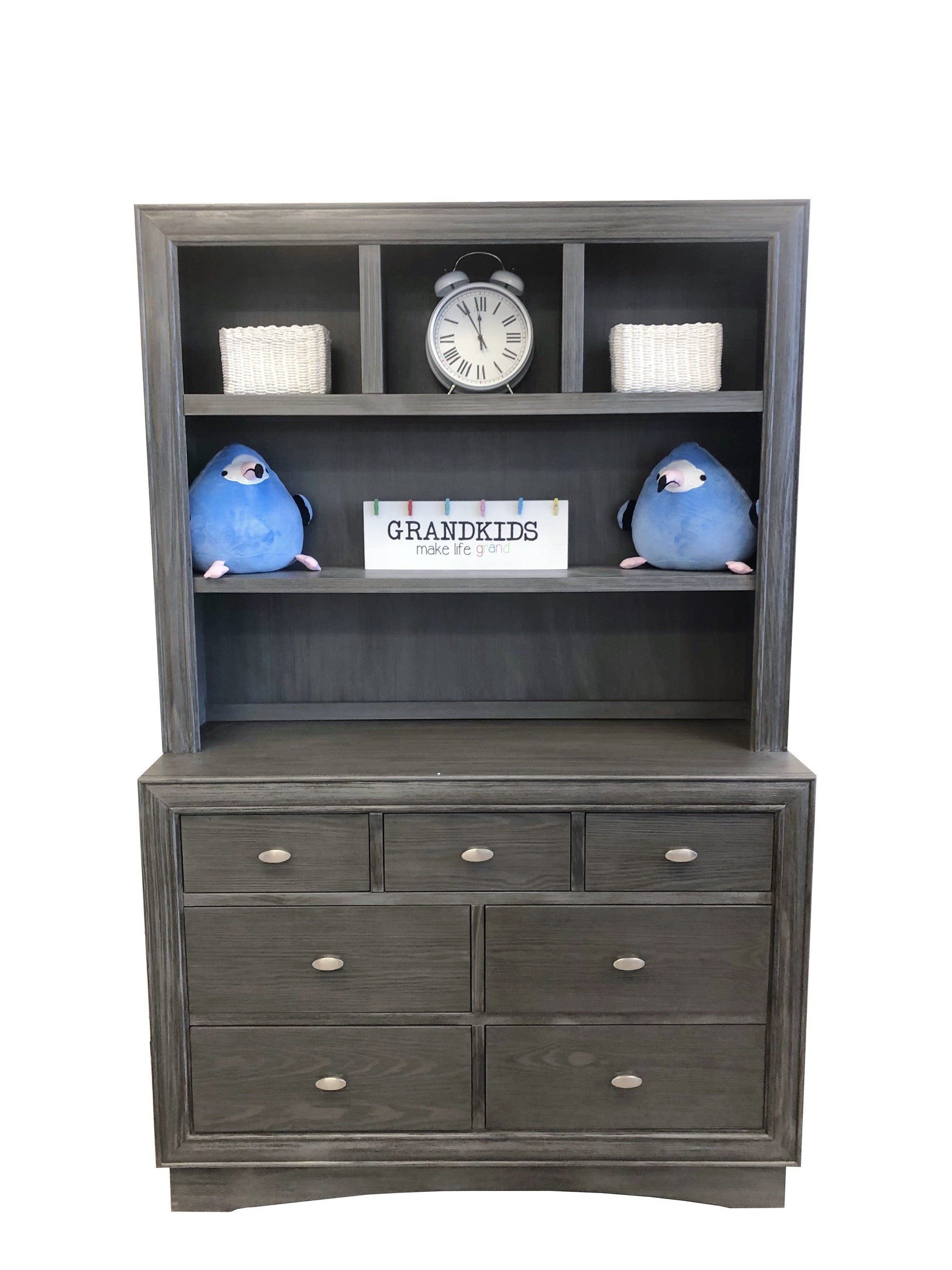 Preston Double Dresser in Granite