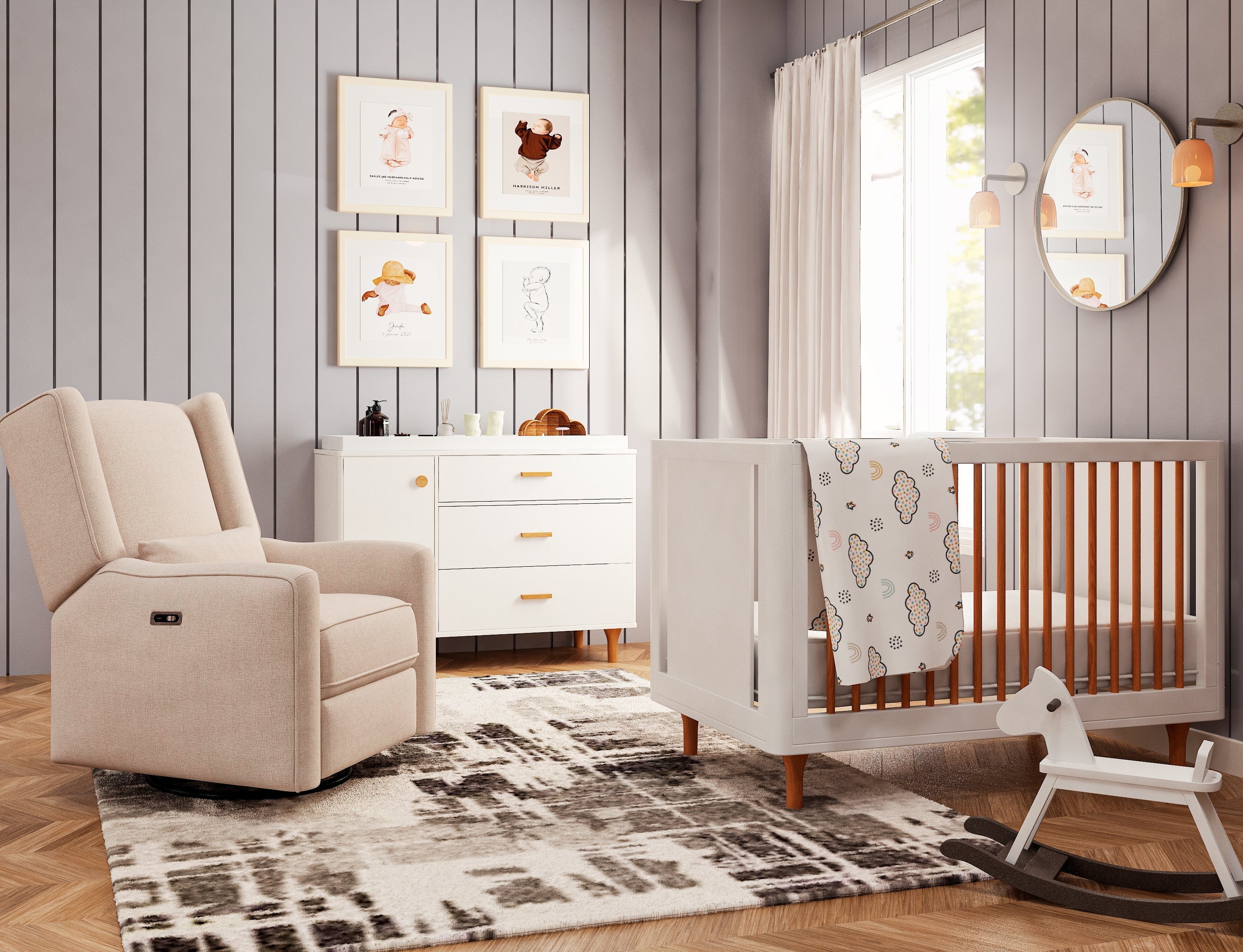 Lollipop 4 in 1 convertible crib image 3