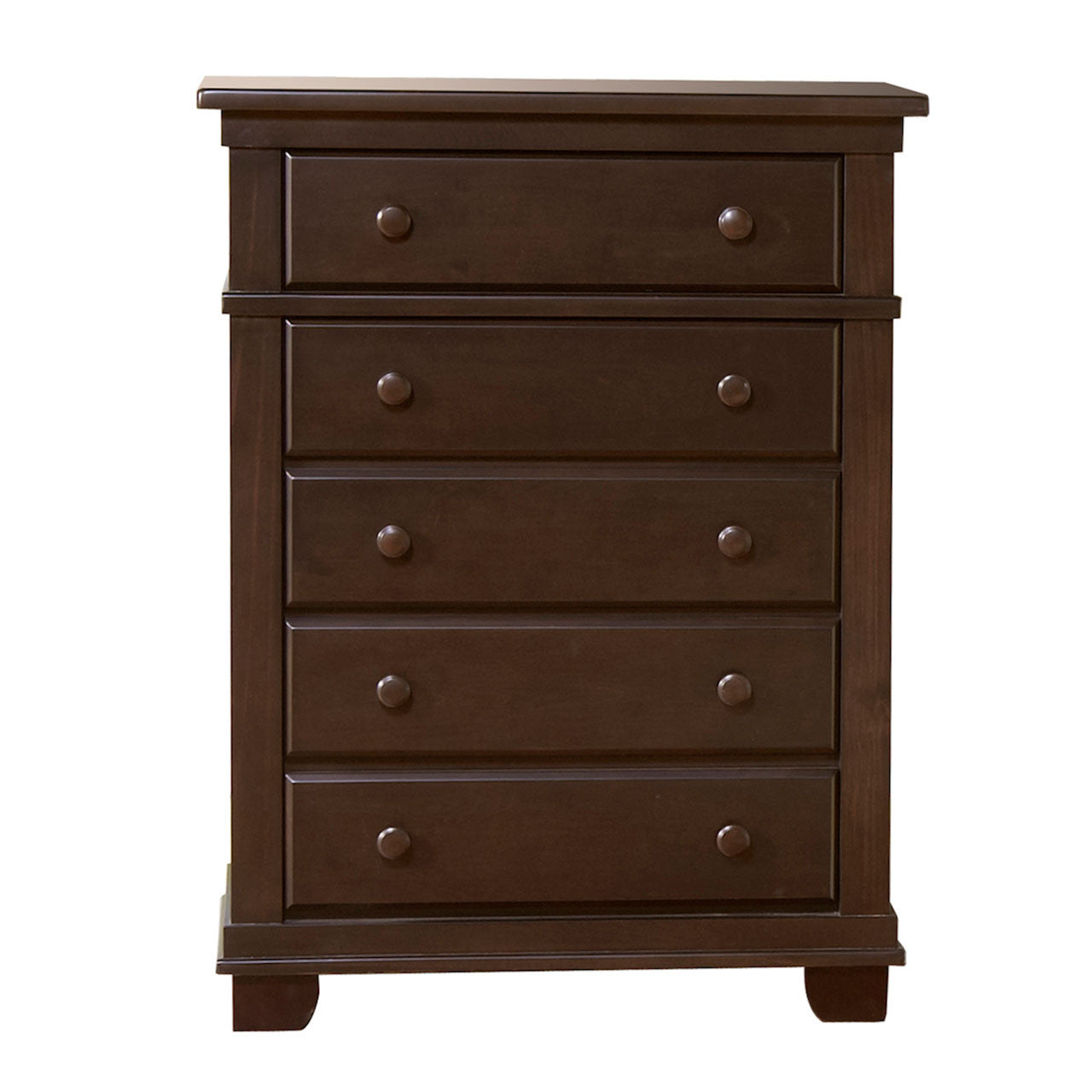 Torino 5 Drawer Dresser in Mocachino