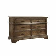 Kerrigan 6 Drawer Dresser in Cafe au Lait