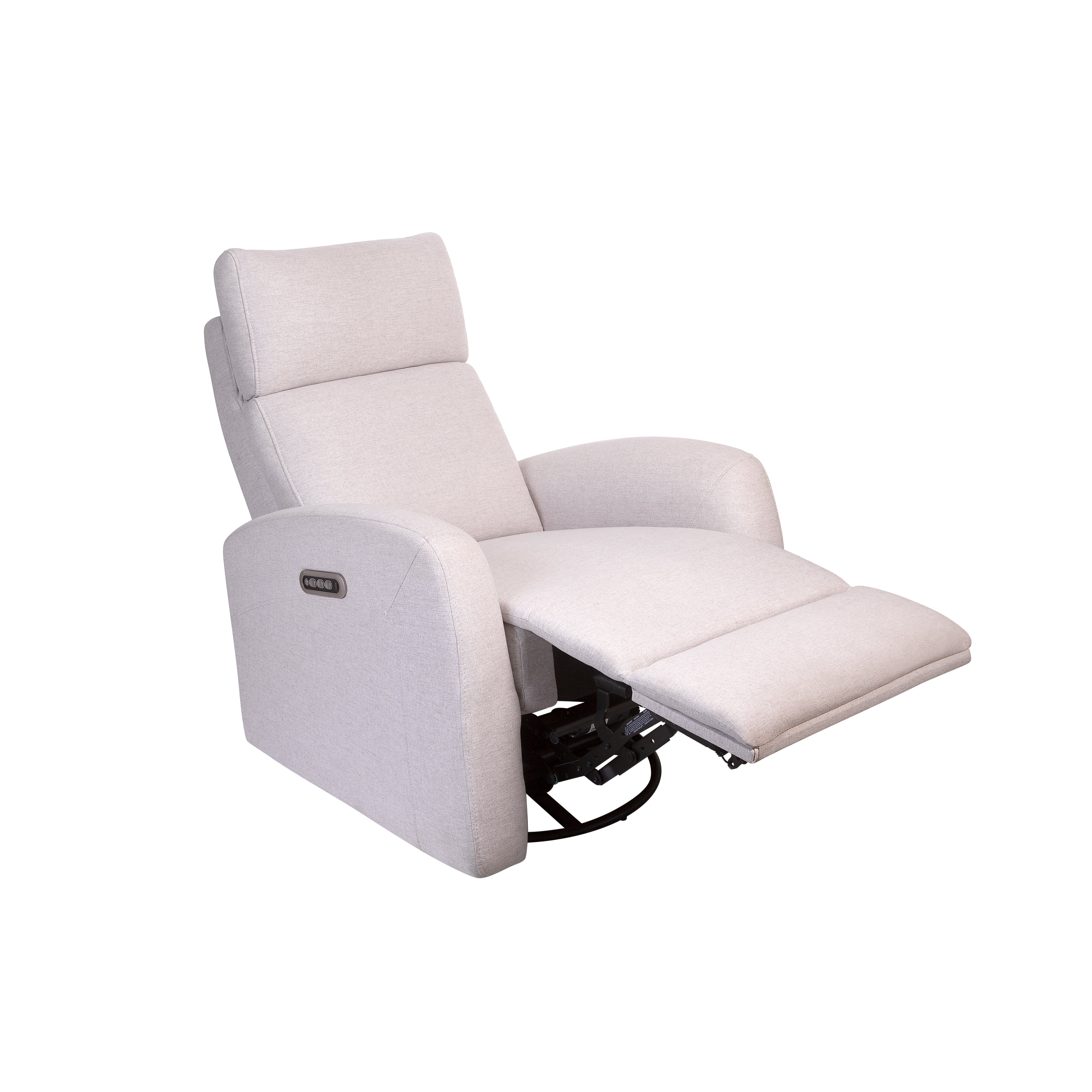 Serena Triple Power Swivel Glider Recliner in Sand