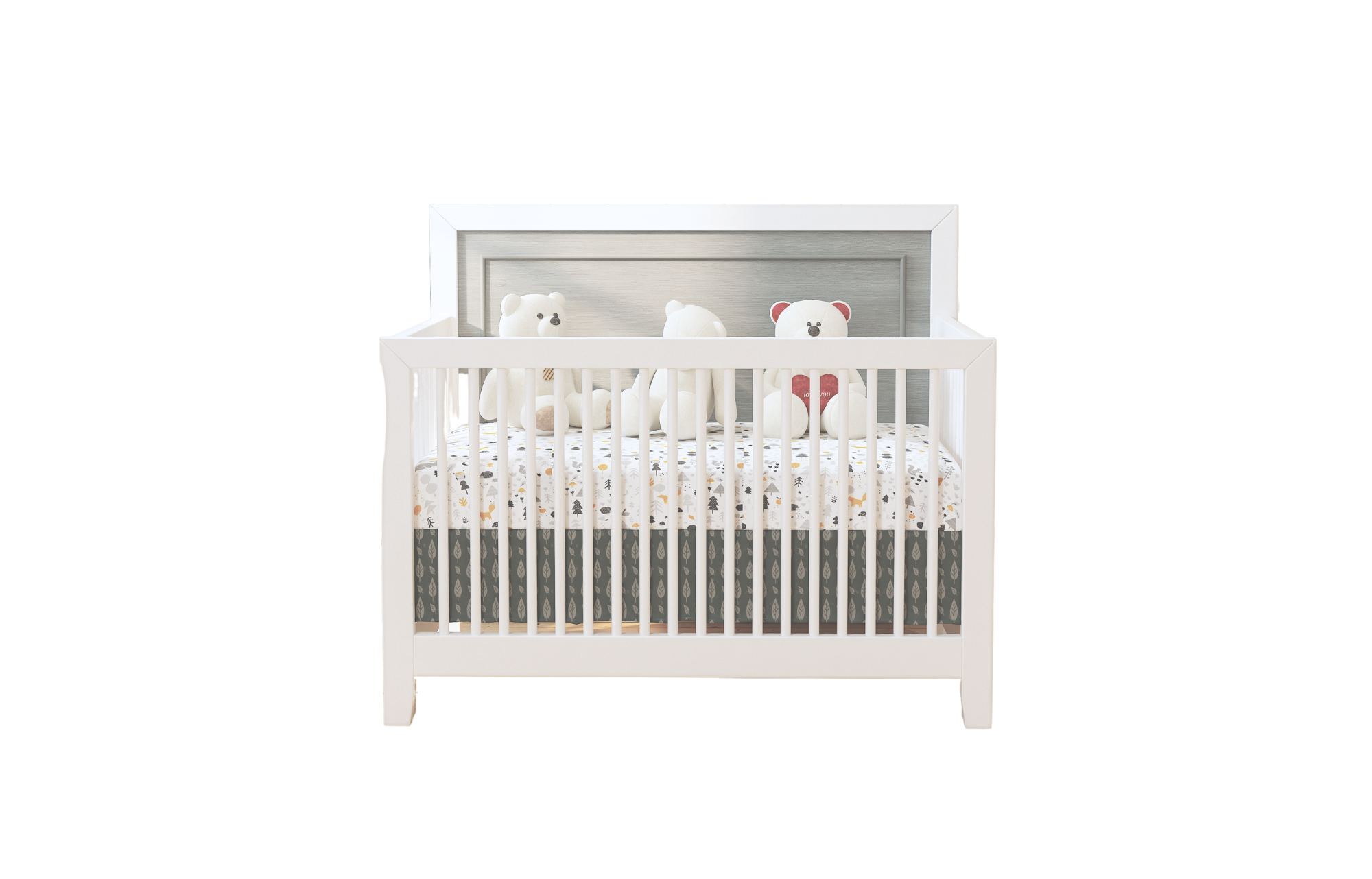 Birch Collection Convertible Crib image 1